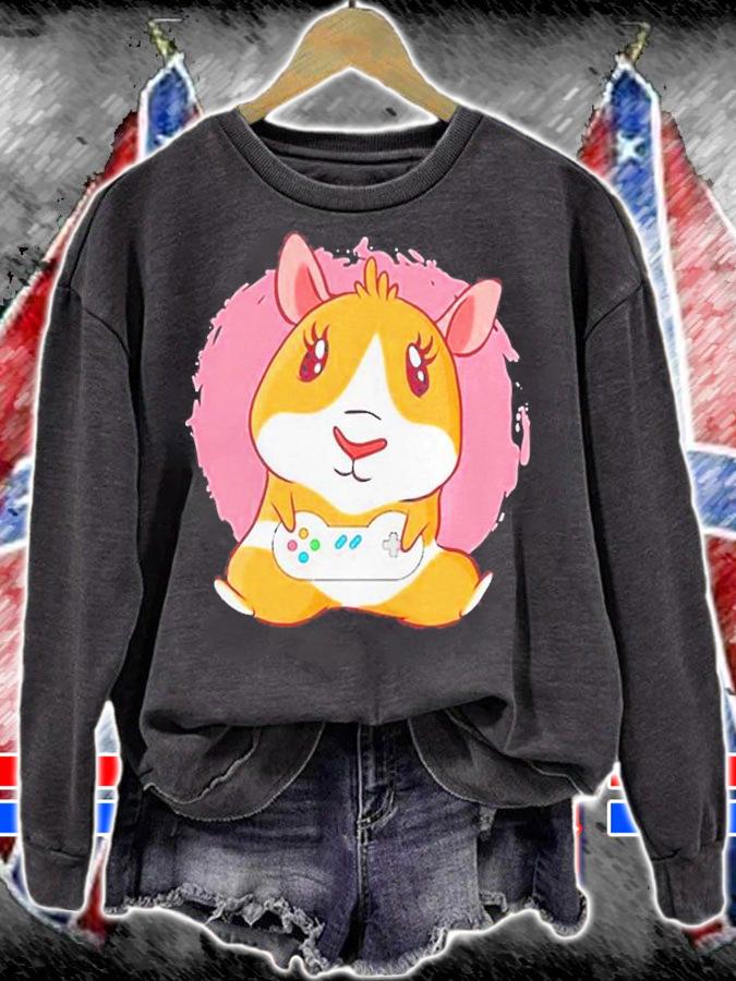 Guinea Pig Video Gamer Wildlife Animal Shirt sweatshirt