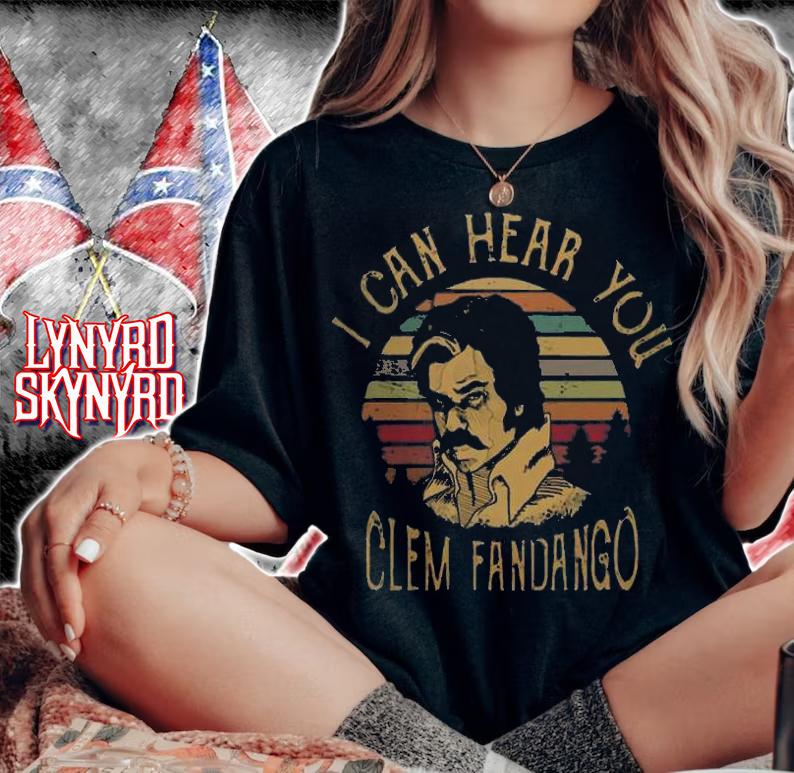 I Can Hear You Clem Fandango Vintage T-Shirt woman shirt
