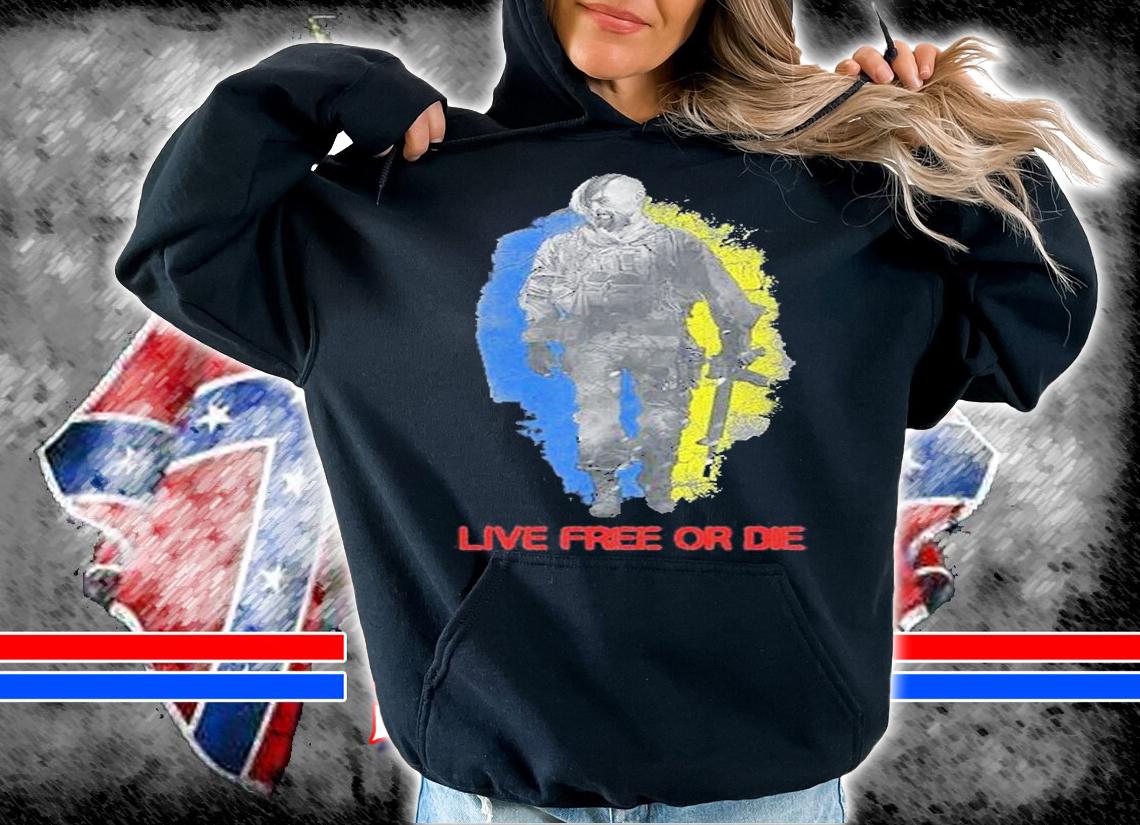 Live Free Or Die Cossack Warrior Ukraine Flag T-Shirt hoodie