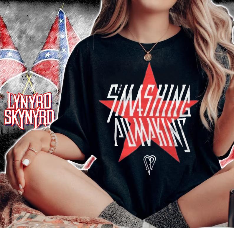 The Smashing Pumpkins Star Pullover T-shirt woman shirt