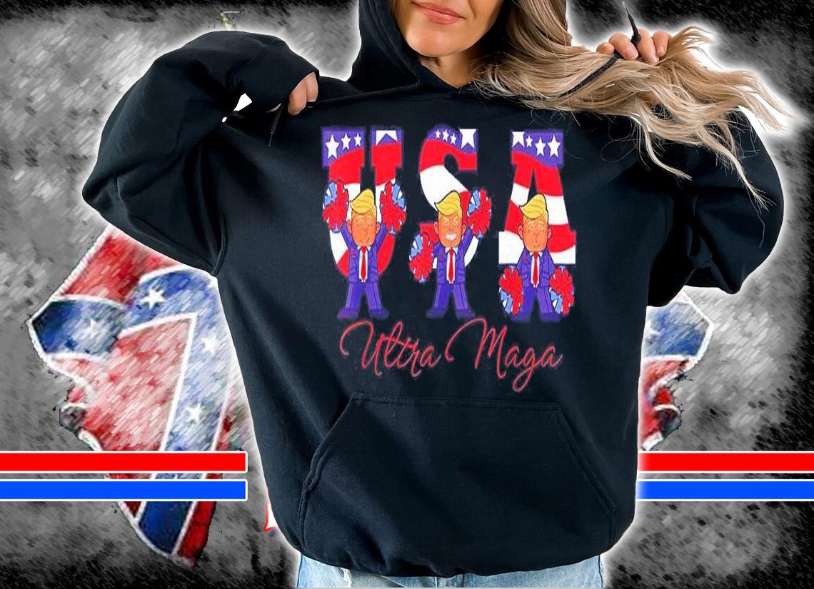 Usa Trump Cheerleader Ultra Maga T-Shirt hoodie