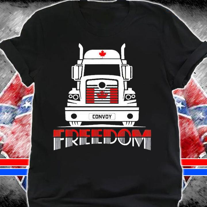 Canada Flag Freedom Convoy 2022 T-Shirt shirt