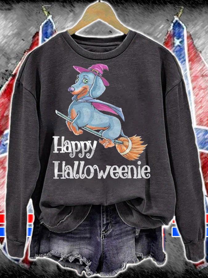 Halloween Dachshund Dog Shirt Funny Costume Scary Gift Shirt sweatshirt