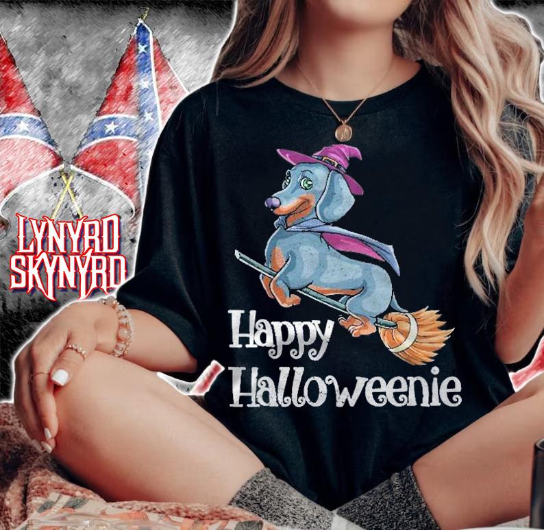Halloween Dachshund Dog Shirt Funny Costume Scary Gift Shirt woman shirt