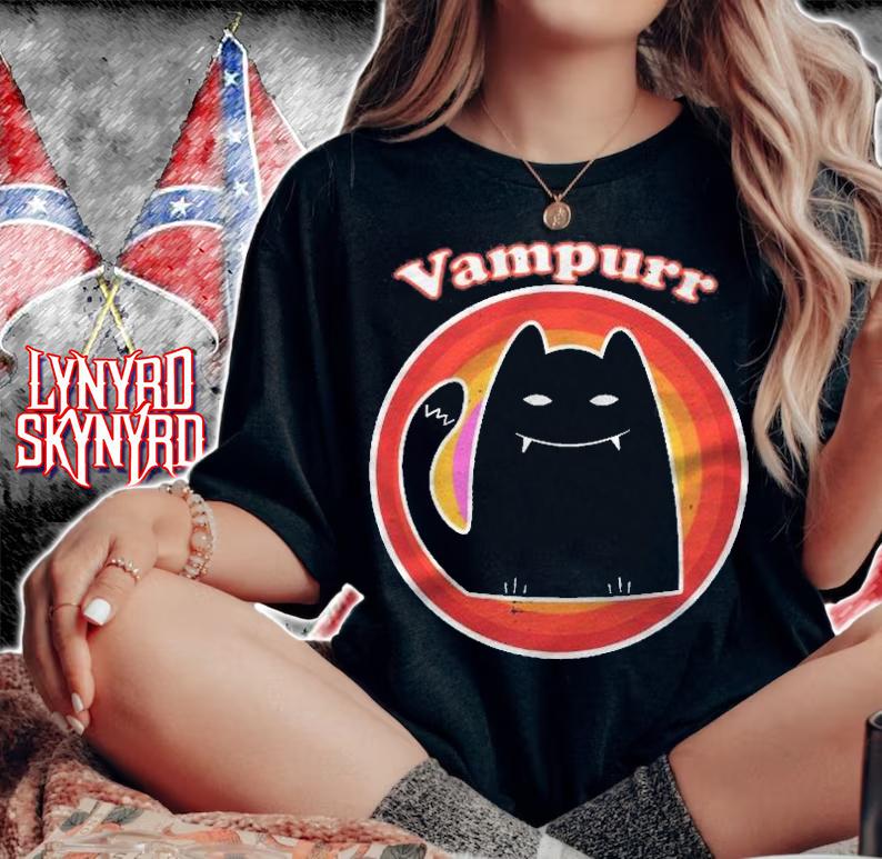 Halloween For Women Vampire Kitten Cat Dracula Shirt woman shirt