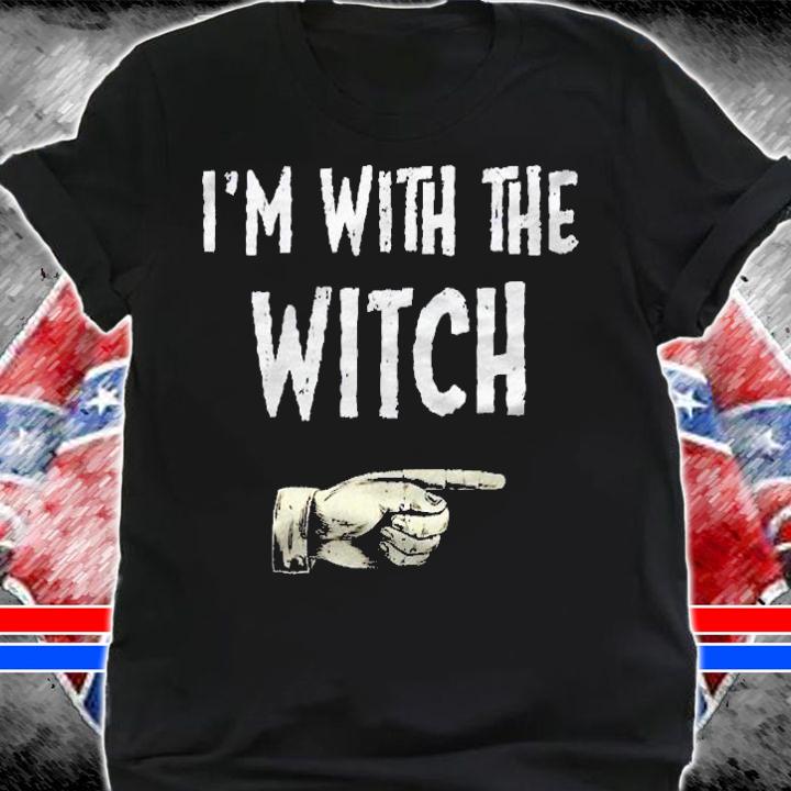 Im With The Witch Halloween Group Costume Party Shirt shirt