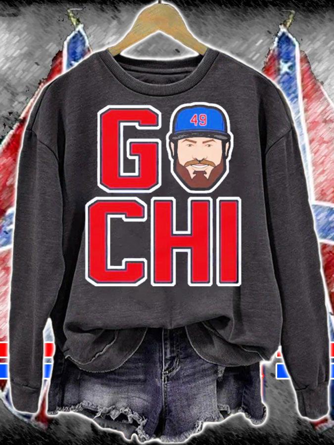 Jake Arrieta GO CHI Chicago Baseball Shirt sweatshirt