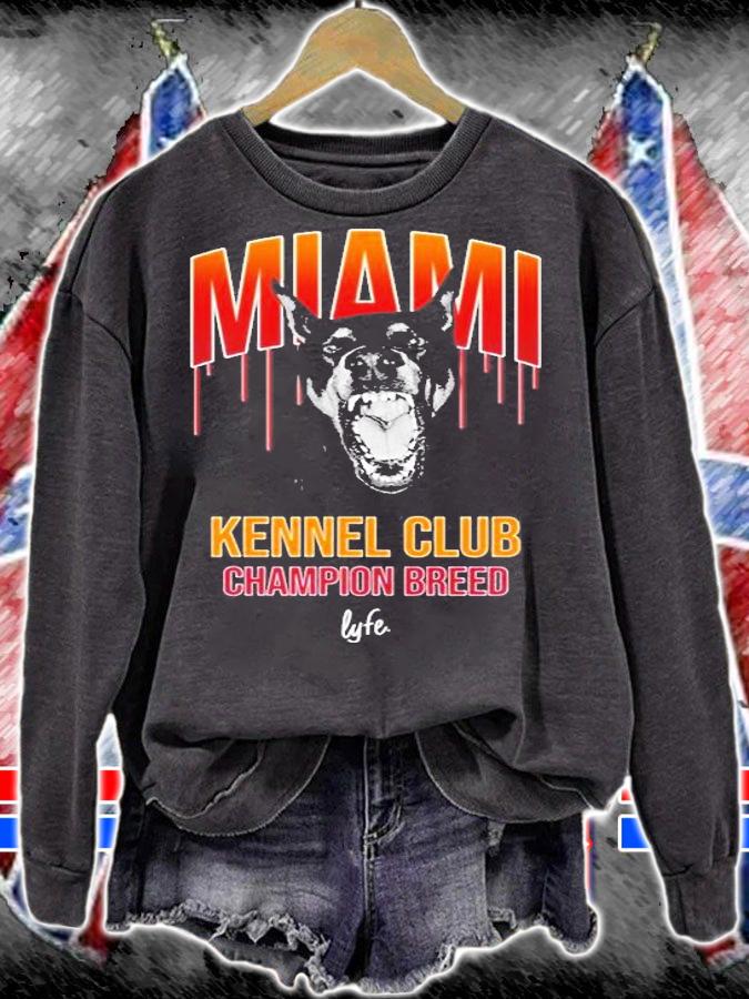 Miami Kennel Club Champion Breed Lyfe T-Shirt sweatshirt