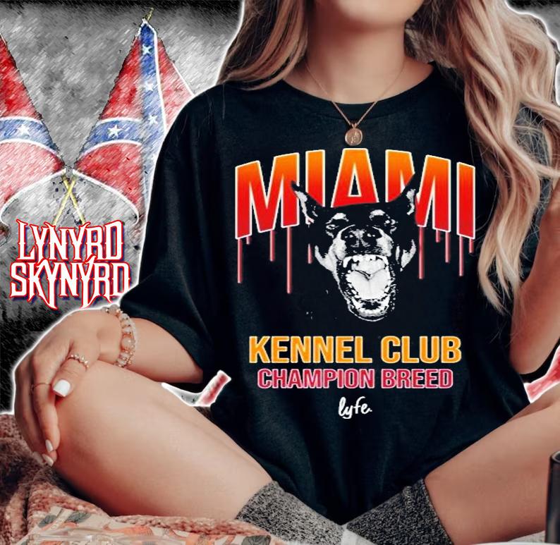 Miami Kennel Club Champion Breed Lyfe T-Shirt woman shirt