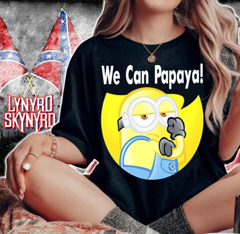 Minion We Can Papaya Shirt woman shirt