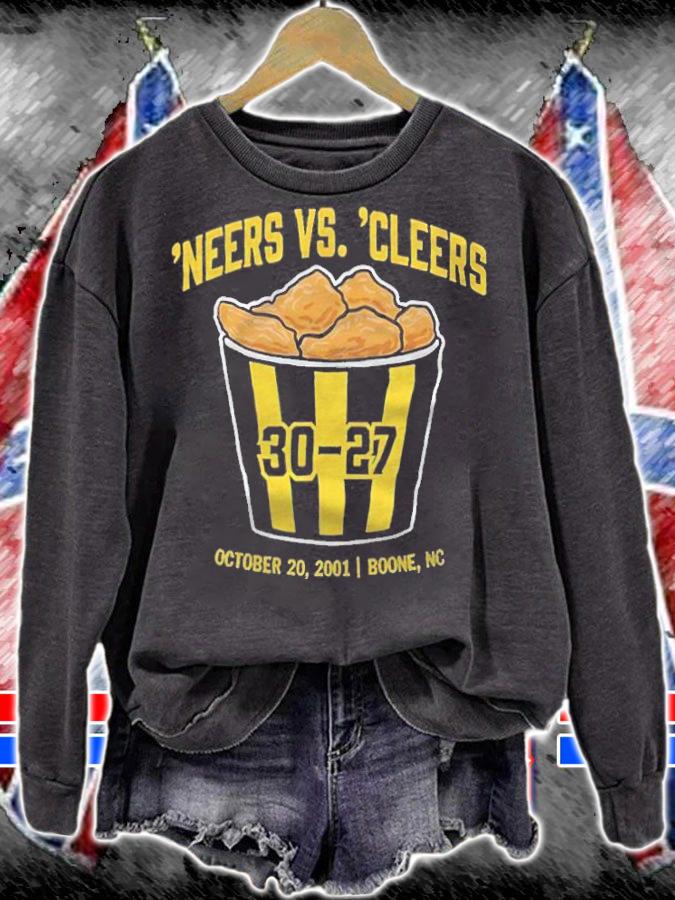 Neers Vs. 'Cleers 30-27 October 20 2021 Boone Nc T-shirt sweatshirt
