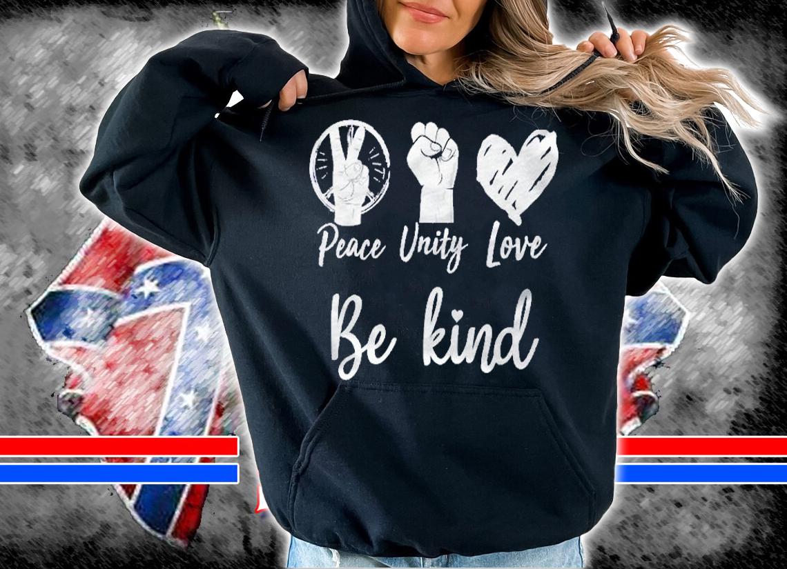 Peace Love Unity Day Orange Be Kind For Kids Shirt