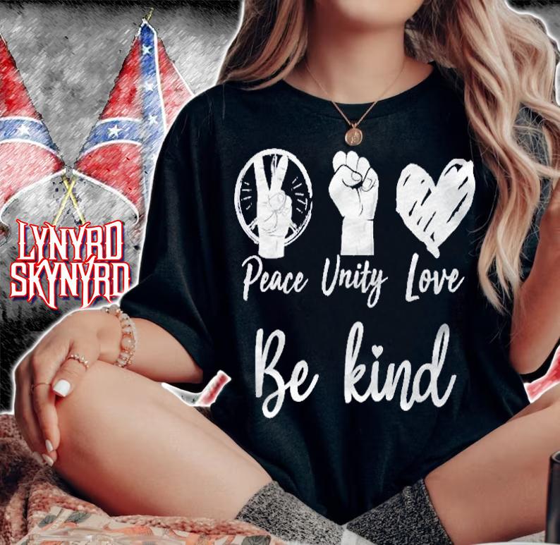 Peace Love Unity Day Orange Be Kind For Kids Shirt