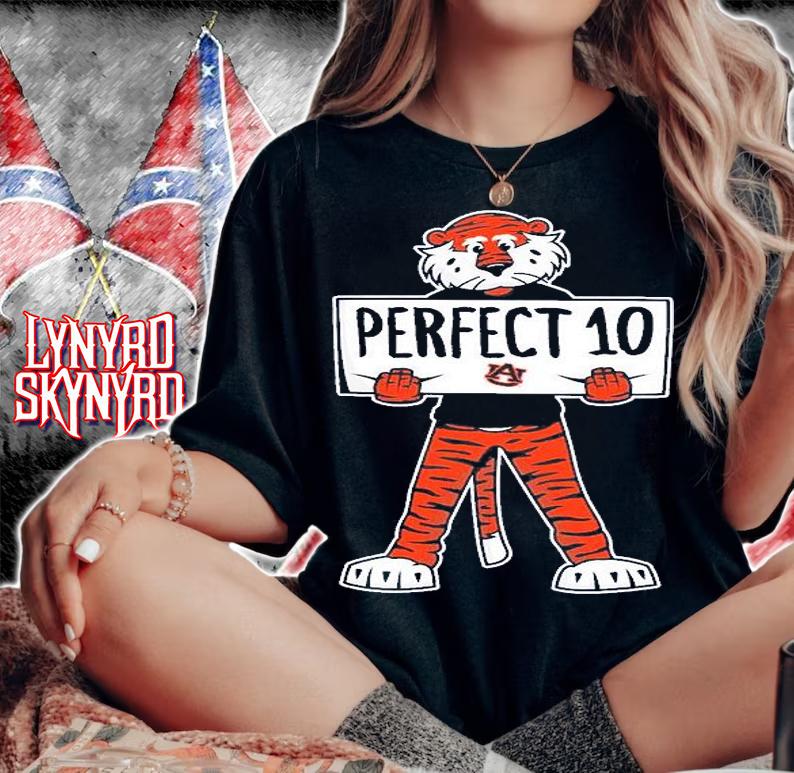 Perfect 10 Auburn Tigers T-Shirt woman shirt