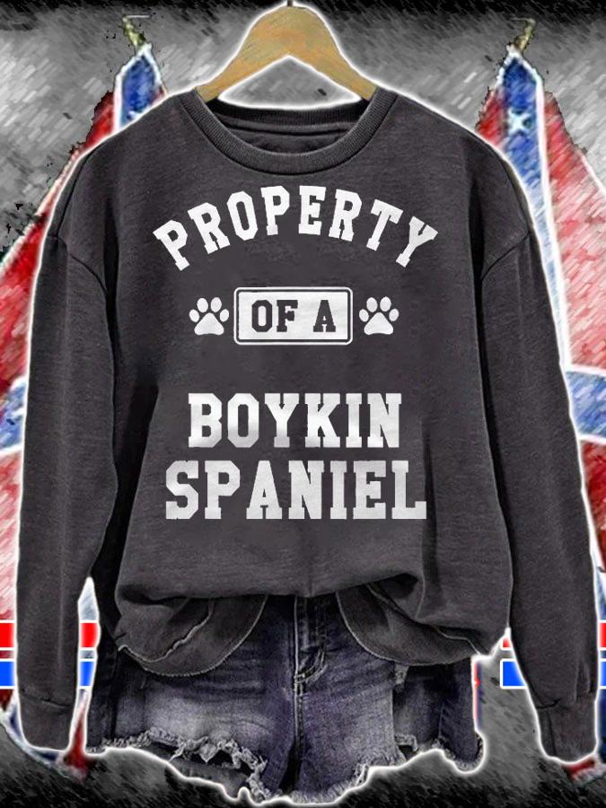 Property Of Boykin Spaniel  Funny Spaniel Lover Shirt Gift Shirt sweatshirt