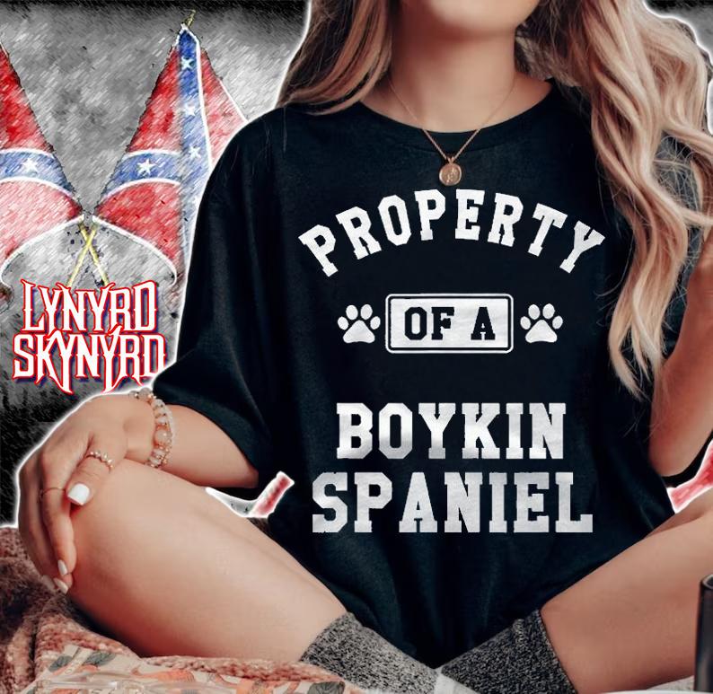 Property Of Boykin Spaniel  Funny Spaniel Lover Shirt Gift Shirt woman shirt