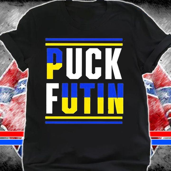 Puck Futin Stand With Ukraine Stop Putin Stop War T-Shirt shirt