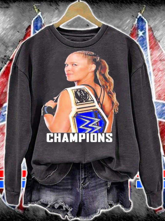 Ronda Rousey Champions WWE SmackDown 2022 T-Shirt