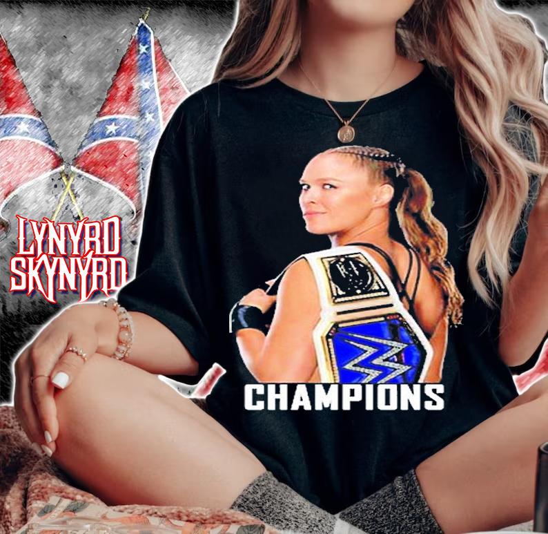 Ronda Rousey Champions WWE SmackDown 2022 T-Shirt