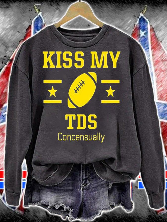 Rugby Kiss My Tds Concensually T-Shirt