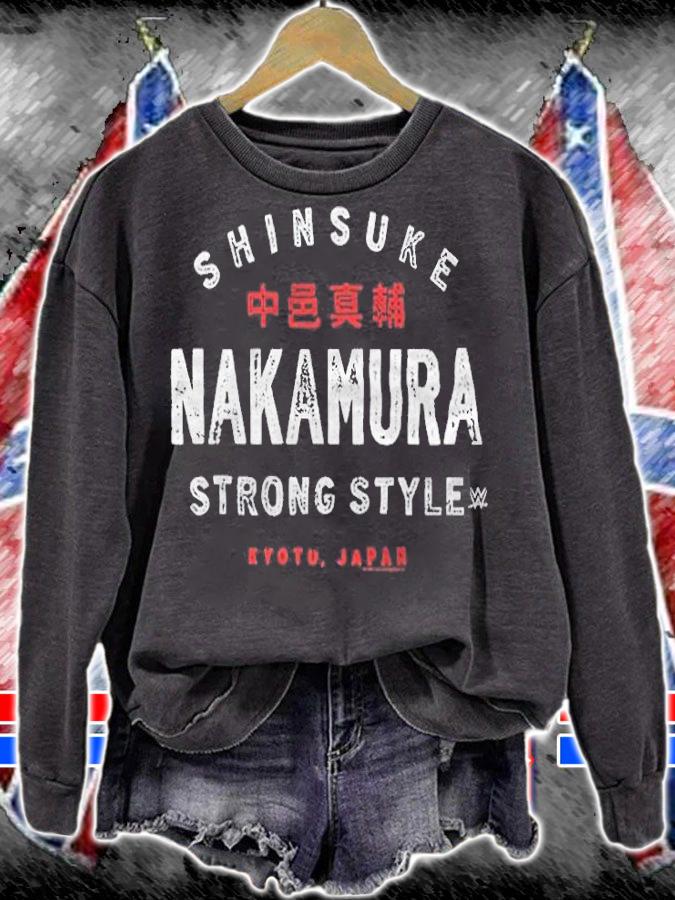 Shinsuke Nakamura strong style fight type T-shirt sweatshirt