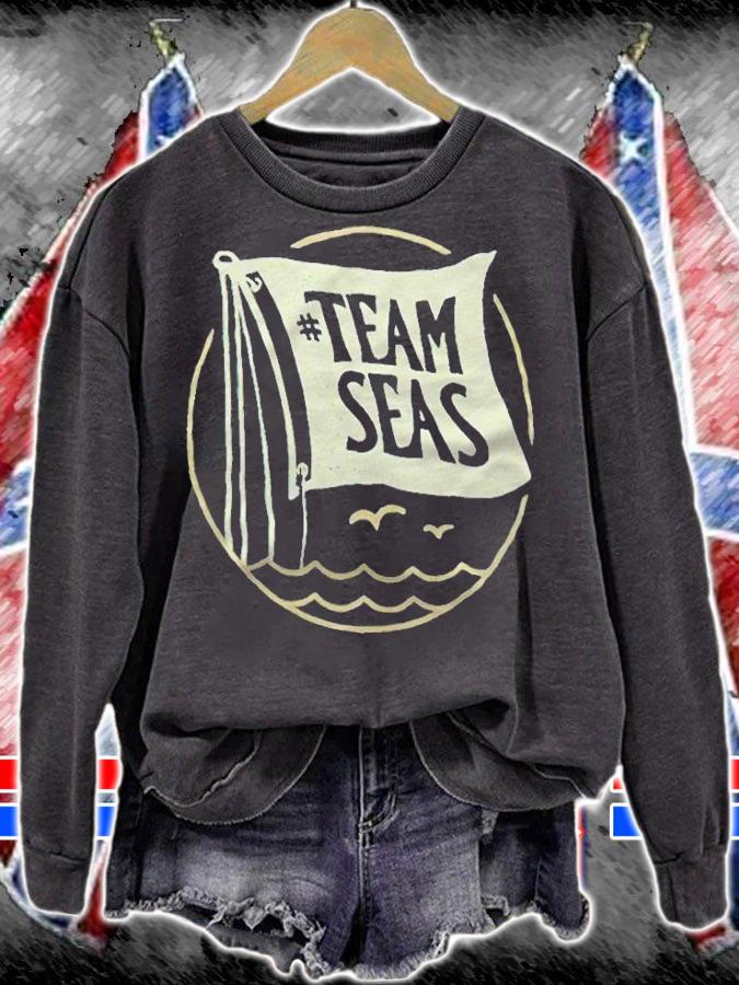 Team Seas flag T-shirt sweatshirt