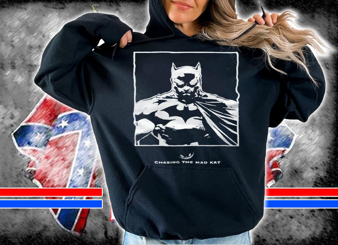 The Batman chasing the Mad Kat T-shirt hoodie