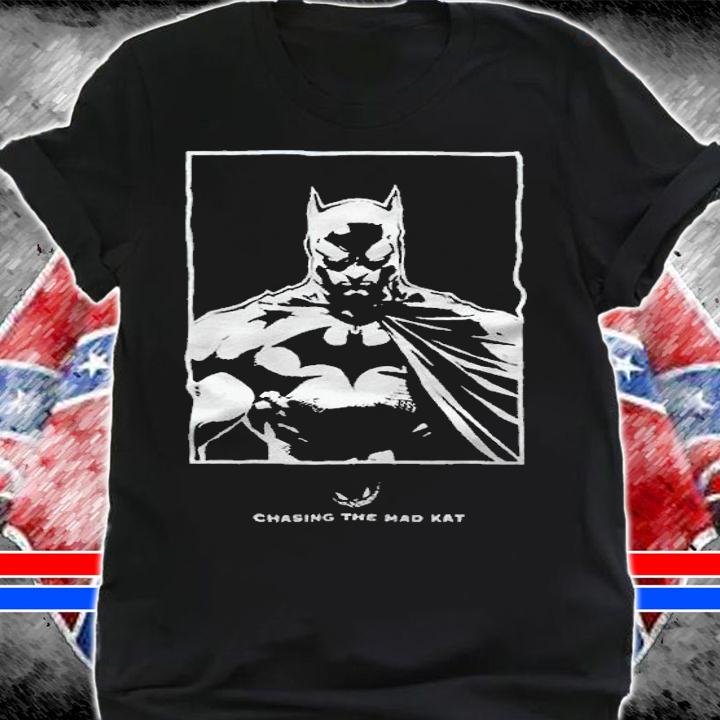 The Batman chasing the Mad Kat T-shirt shirt
