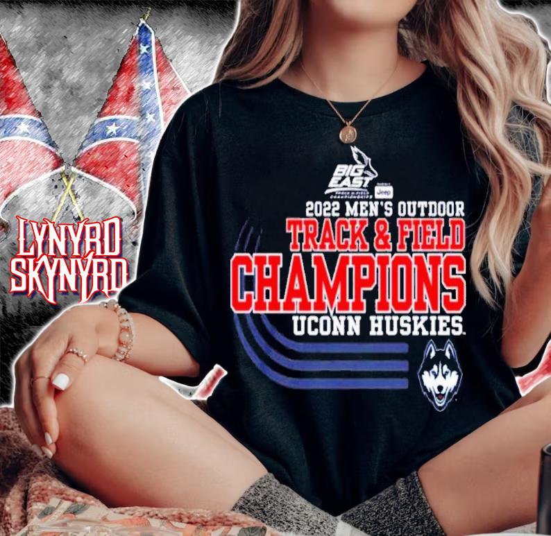 UConn Huskies Big East Men's Track And Field Conference Tournament Champions 2022 Shirt woman shirt