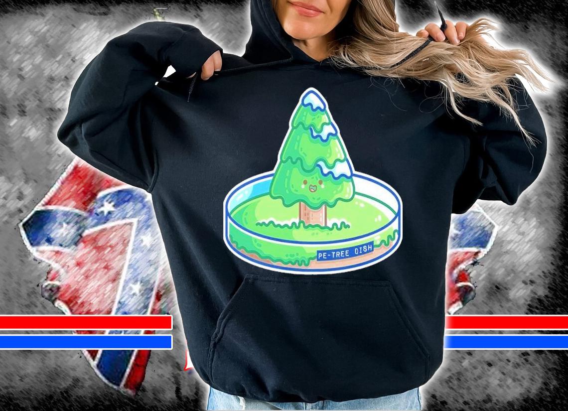 Winter Petri Dish Biology Pun Shirt hoodie