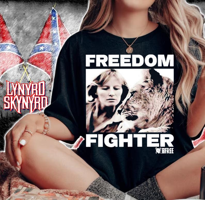 Freedom Fighter Born Free T-Shirt woman shirt