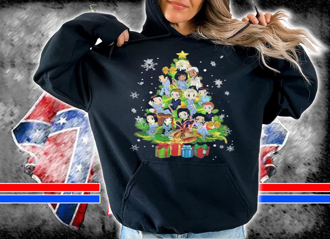 Grey's Anatomy Chibi Christmas Tree Shirt hoodie