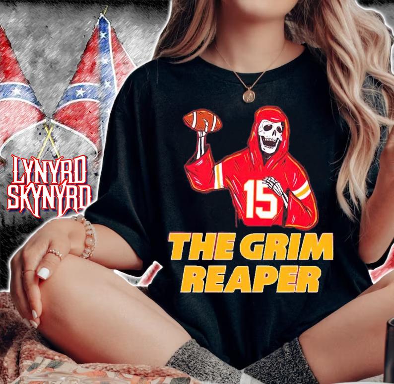 Kansas City Chiefs The Grim Reaper Shirt woman shirt