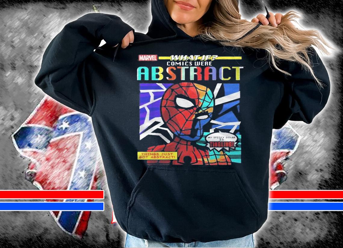 Marvel What If Comics Were Abstract Spider-Man Comic Cover Shirt hoodie