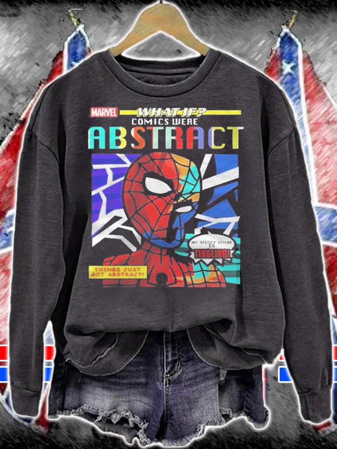 Marvel What If Comics Were Abstract Spider-Man Comic Cover Shirt sweatshirt