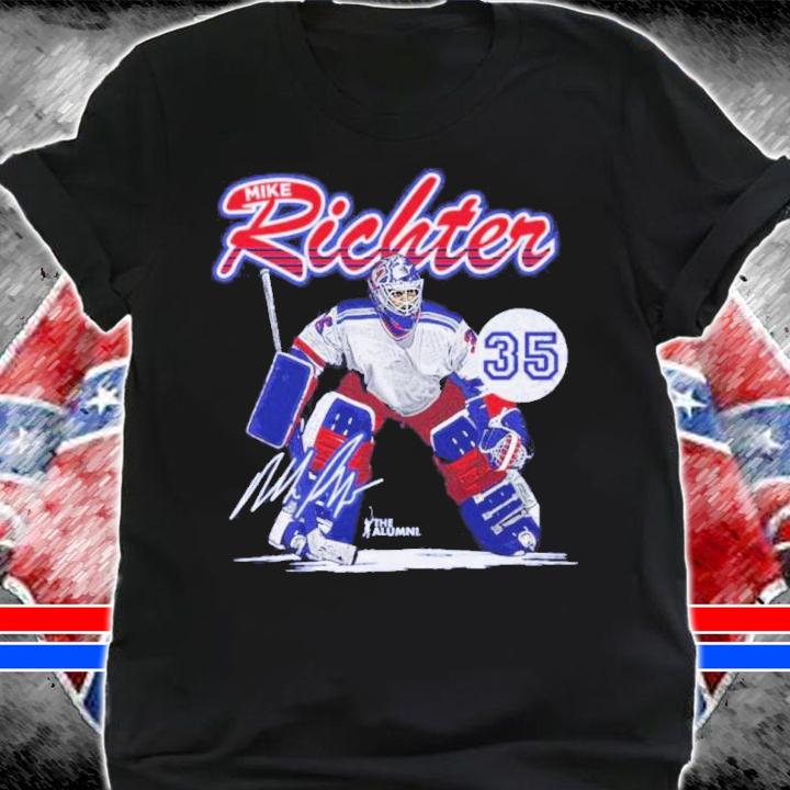 Mike Richte New York R Retro NHLA Hockey Signatures Shirt shirt