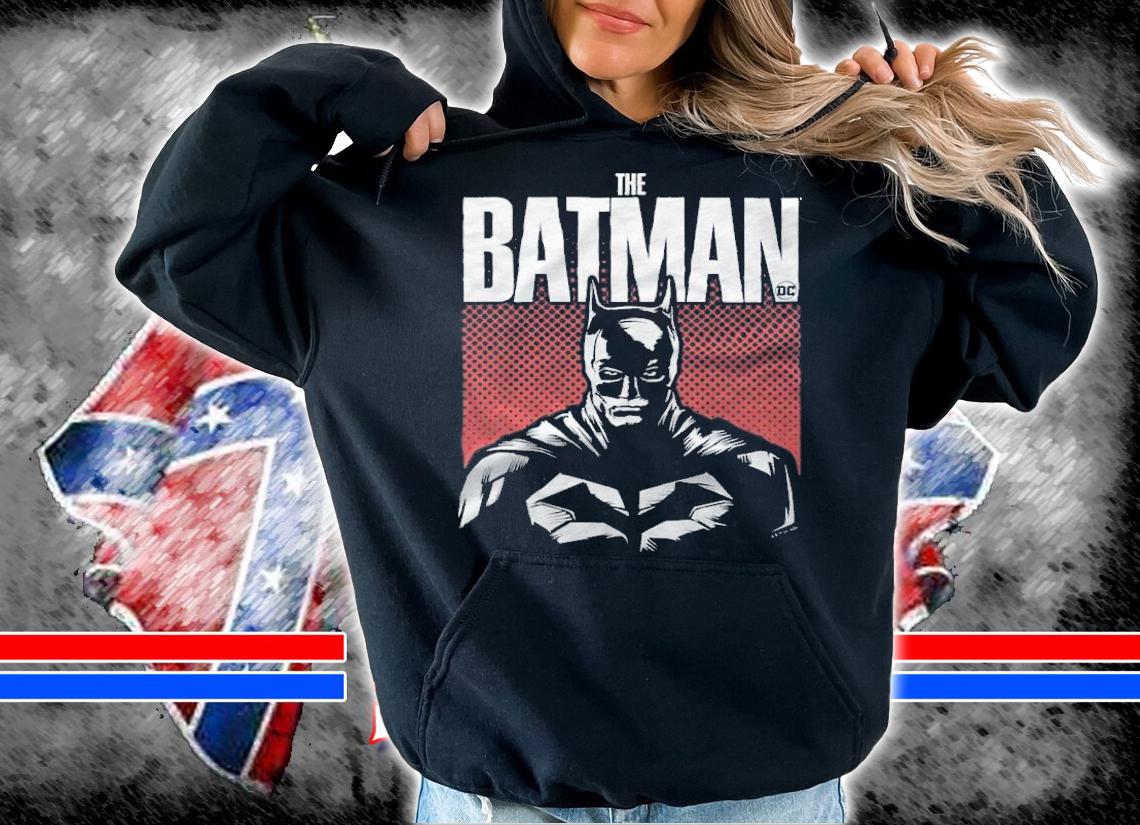 The Batman halftone Hero portrait T-shirt hoodie