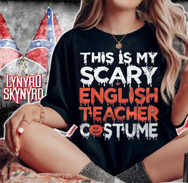 This Is My Scary English Teacher Costume Funny Halloween Shirt woman shirt