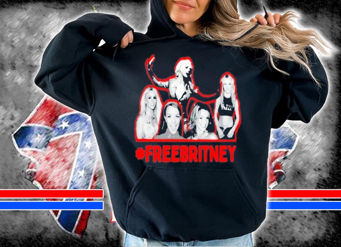 #Freebritney hashtag t-shirt