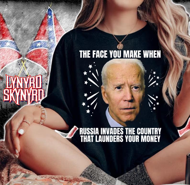 Funny Biden The Face You Make When Russia Invades T-Shirt woman shirt