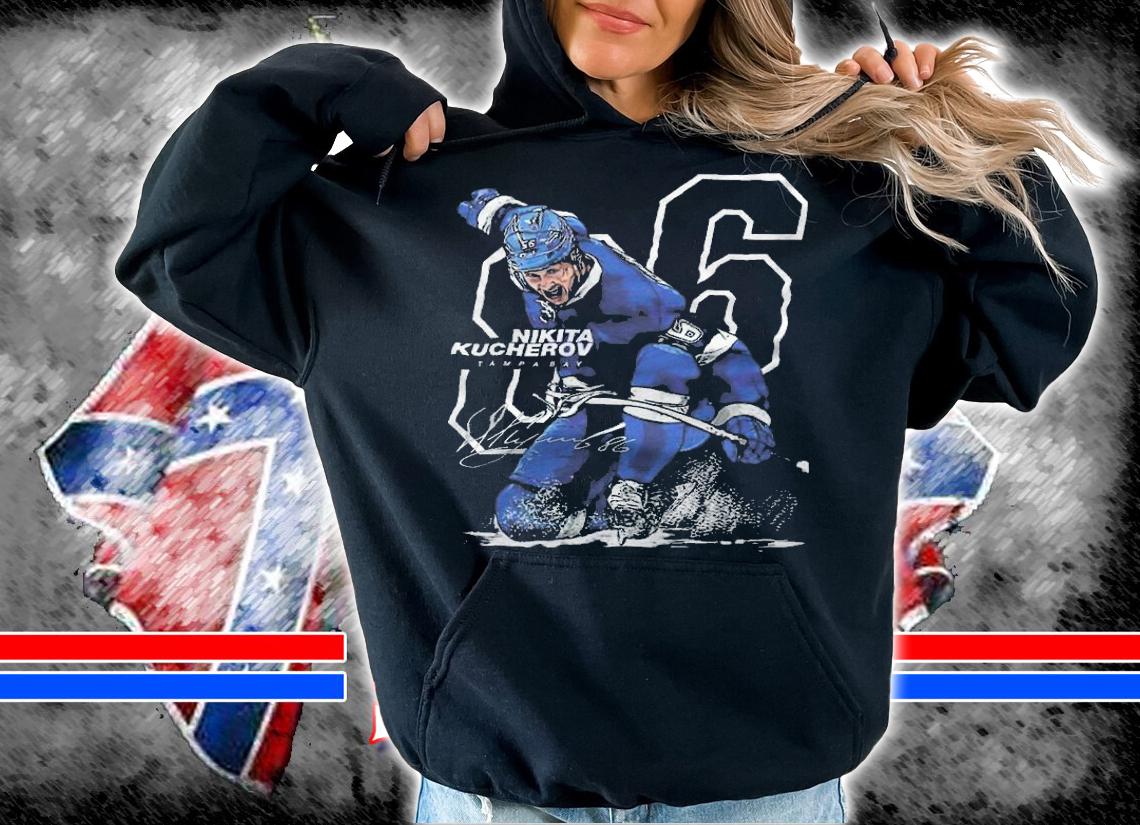 Nikita Kucherov hockey signature shirt hoodie