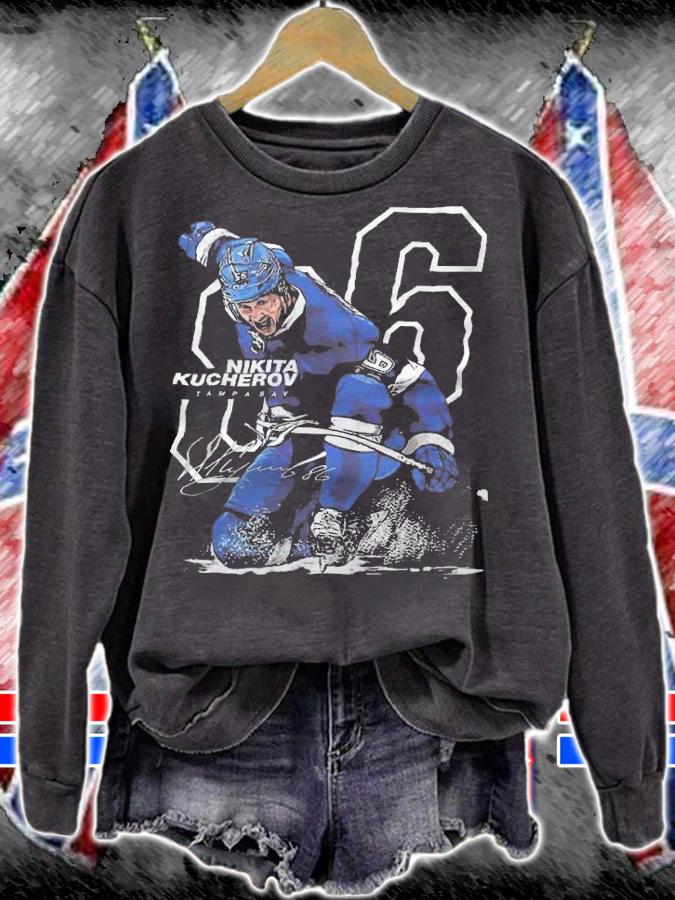 Nikita Kucherov hockey signature shirt sweatshirt