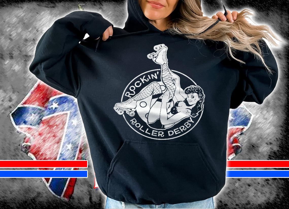 Rockin Roller Derby Slim Fit Shirt hoodie