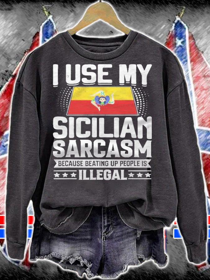 Sicilian Shirt Funny National Proud Shirt sweatshirt