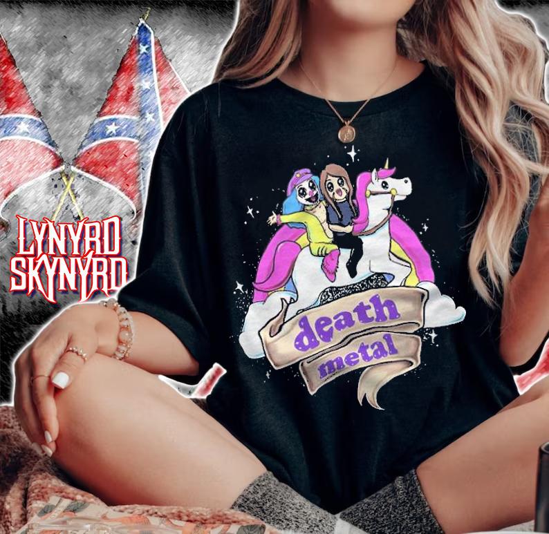 Toki And Dr. Rockzo Riding Unicorn Death Metal Shirt woman shirt