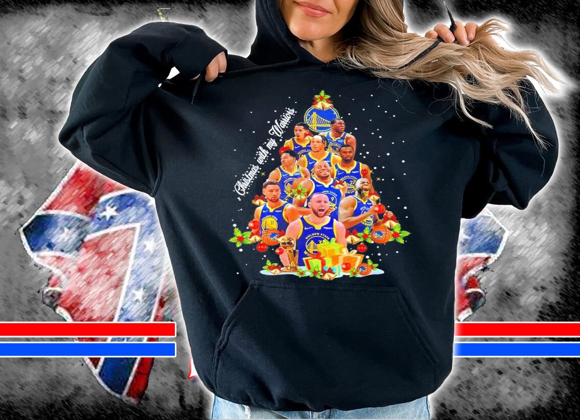 Christmas With My Golden State Warriors Christmas Tree Shirt hoodie