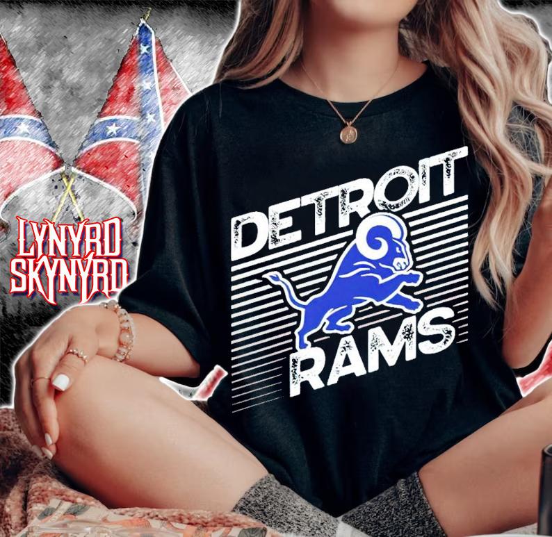 Detroit Los Angeles Rams Shirt woman shirt