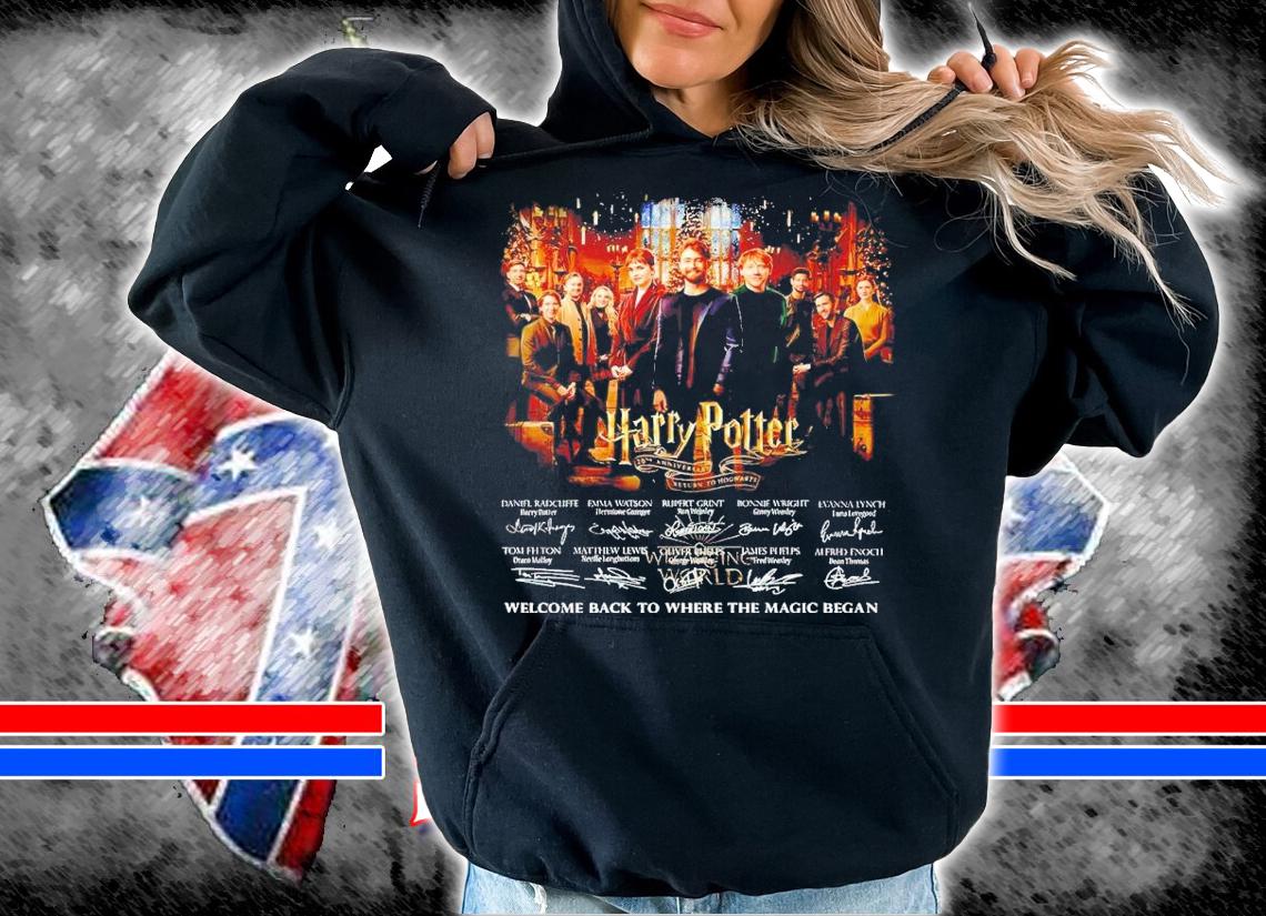 Harry Potter Signatures Welcome Back To Where The Magic Began Shirt hoodie