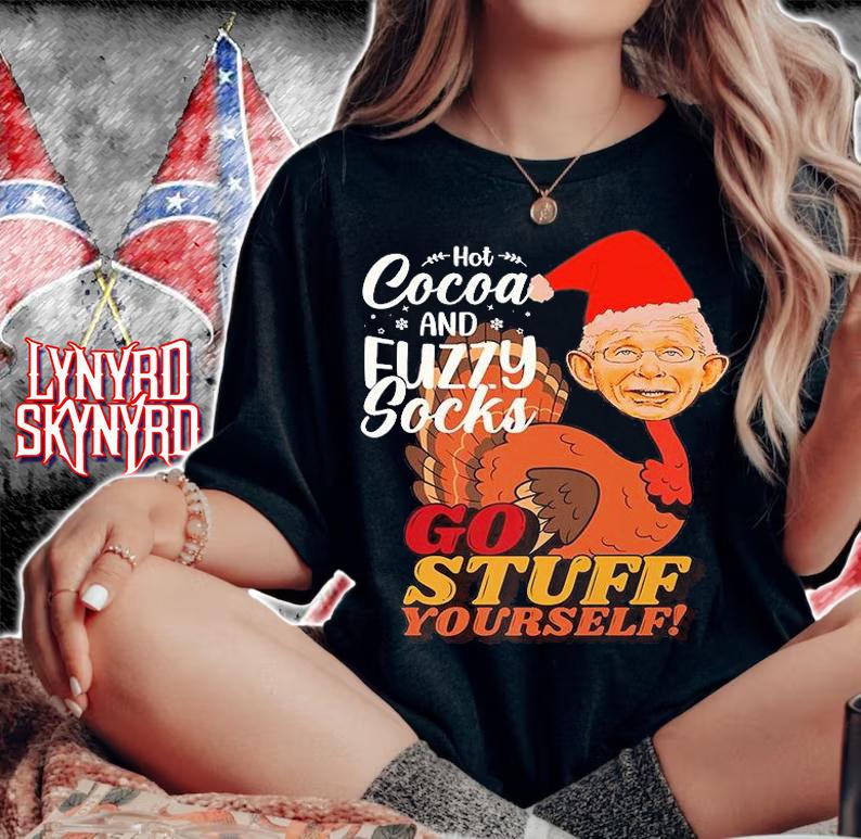 Hot Cocoa And Fuzzy Socks Go Stuff Yourelf T-Shirt woman shirt
