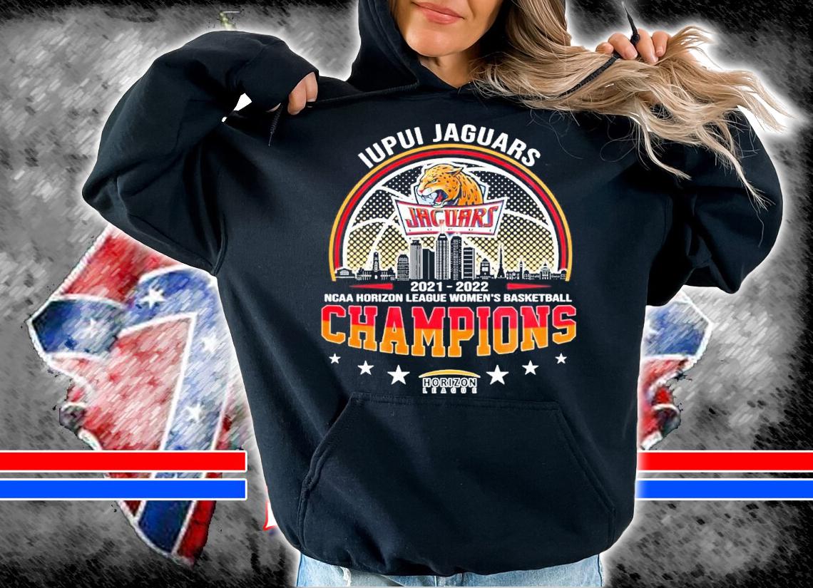 Iupui Jaguars NCAA Horizon League Women's Basketball 2021-2022 Champions Shirt